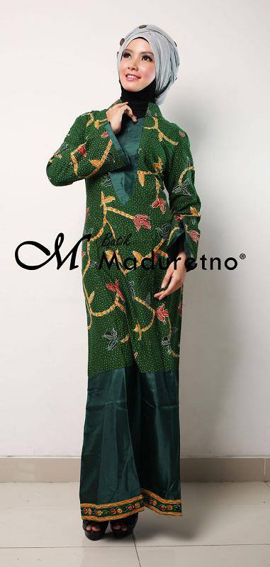  Gamis  Batik  Modern  Batik  Maduretno Indonesia Fashion 